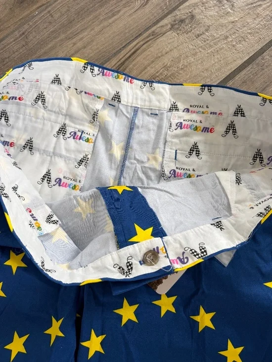 Royal and Awesome Men's Golf Shorts, Eurostar, Ryder Cup Theme, Size 44, NWT - Picture 7 of 7